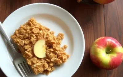 Receta Tarta de Avena y Manzana